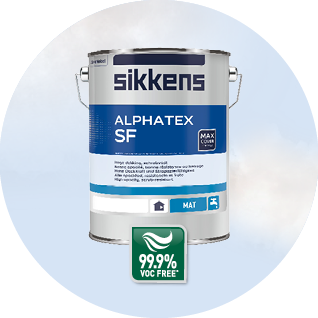 Sikkens Alphatex SF, matná interiérová farba bez obsahu rozpúšťadiel