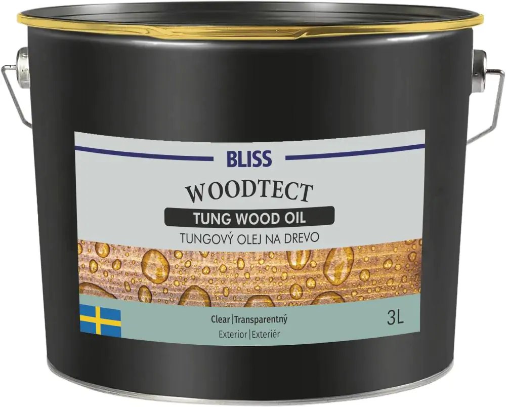BLISS_Woodtech_Tungový olej na drevo_3l