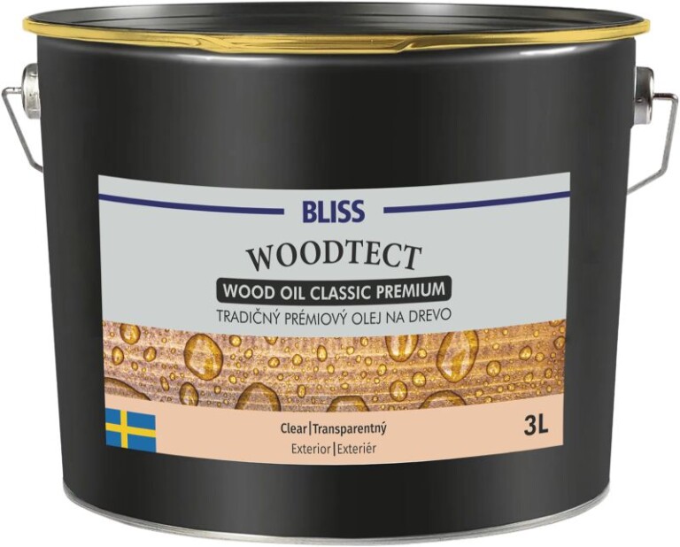 BLISS_Woodtect_Tradičný prémiový olej na drevo_3l