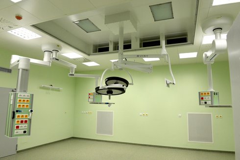Sikkens Alpha Sanocryl, interiér v novom bloku FNsP KE, detail operačná sála
