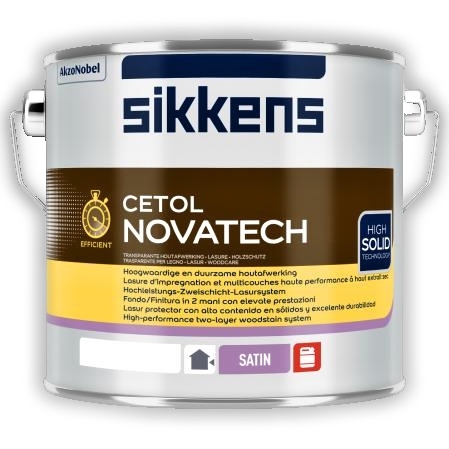 Lazúra na drevo Sikkens Sikkens Cetol Novatech s vysokým obsahom sušín