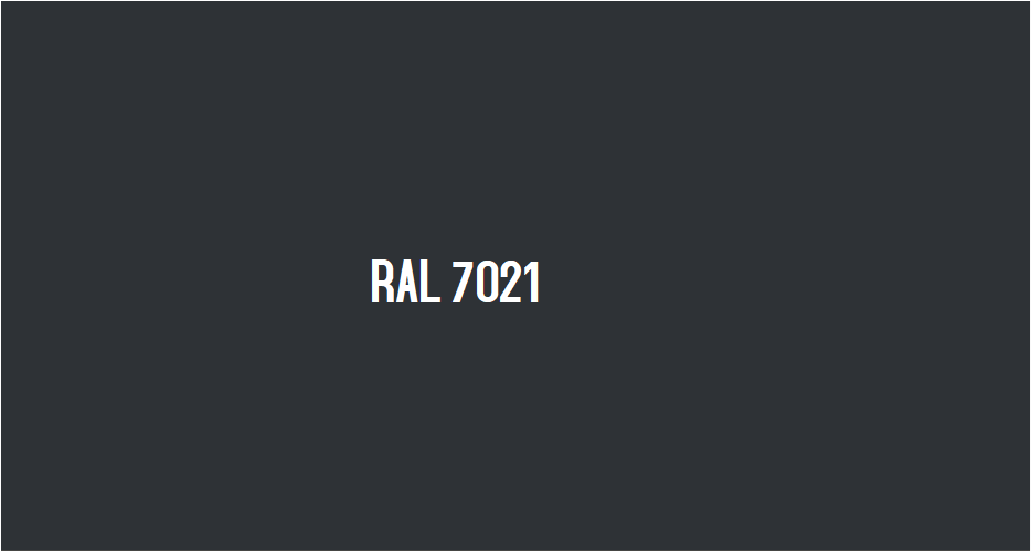 RAL 7021 Čierno sivá
