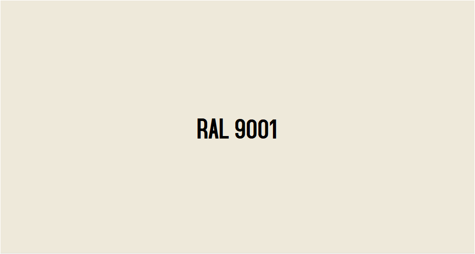 RAL 9001 Krémová biela