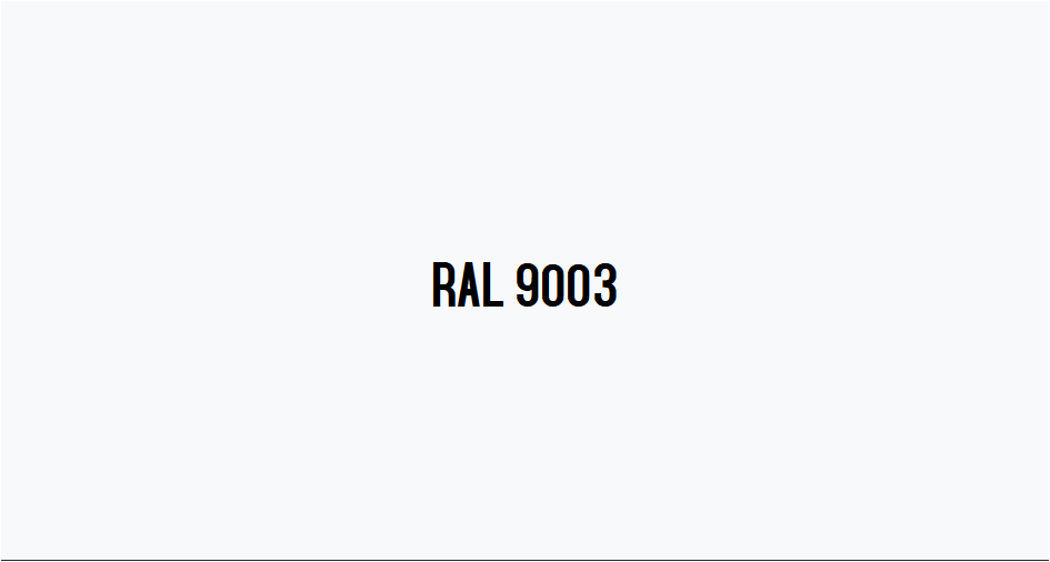 RAL 9003 Signálna biela