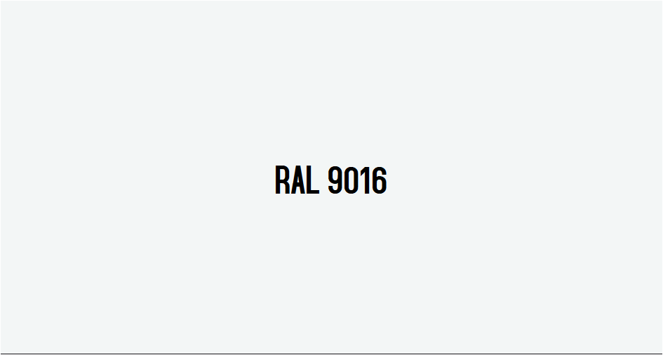 RAL 9016 Cestná biela